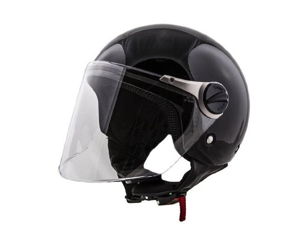 CHILDHELMET VITO BAMBINO SHINY BLACK 02003 1208 Moto Helmets VITO Bambino a black