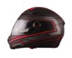 HELMET VITO FALCONE FULL FACE+ SUNVISOR MATT BLACK / RED 02013 1211 Vito Falcone a red side