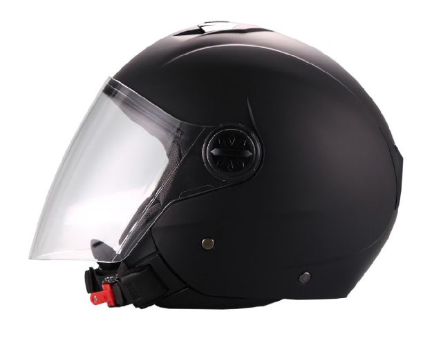 HELMET VITO JET PALERMO MATTE BLACK 02052 1227 Moto Helmets VITO PALERMO a black 4