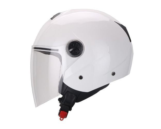 HELMET VITO JET PALERMO SHINY WHITE 02053 Moto Helmets VITO PALERMO a white 3