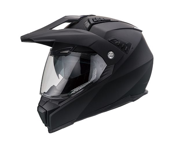VITO CROSS HELMET WITH VISOR MOLINO MATT BLACK 02064 Moto Helmets VITO Molino a black 3